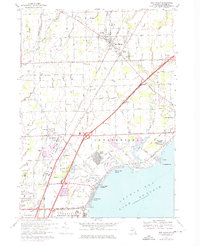 Download a high-resolution, GPS-compatible USGS topo map for New Haven, MI (1974 edition)