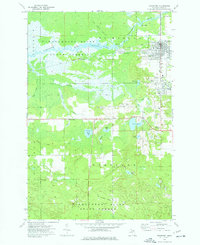Download a high-resolution, GPS-compatible USGS topo map for Newberry, MI (1977 edition)