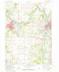 Download a high-resolution, GPS-compatible USGS topo map for Niles West, MI (1973 edition)