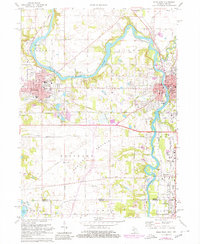 Download a high-resolution, GPS-compatible USGS topo map for Niles West, MI (1980 edition)