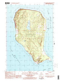 Download a high-resolution, GPS-compatible USGS topo map for North Manitou Island, MI (2000 edition)