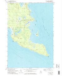 Download a high-resolution, GPS-compatible USGS topo map for North Point, MI (1974 edition)