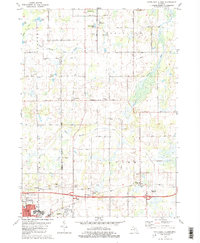 Download a high-resolution, GPS-compatible USGS topo map for Northeast Albion, MI (1981 edition)