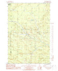 preview thumbnail of historical topo map of Marquette County, MI in 1986