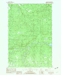 Download a high-resolution, GPS-compatible USGS topo map for Oak Bluff, MI (1983 edition)