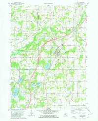 Download a high-resolution, GPS-compatible USGS topo map for Olivet, MI (1980 edition)
