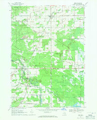 Download a high-resolution, GPS-compatible USGS topo map for Omer, MI (1971 edition)