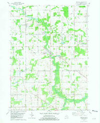Download a high-resolution, GPS-compatible USGS topo map for Onondaga, MI (1981 edition)