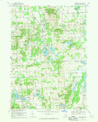 Download a high-resolution, GPS-compatible USGS topo map for Ortonville, MI (1970 edition)