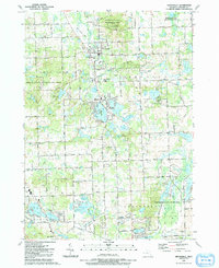 Download a high-resolution, GPS-compatible USGS topo map for Ortonville, MI (1991 edition)