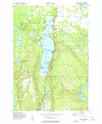 preview thumbnail of historical topo map of Otsego County, MI in 1951