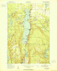Download a high-resolution, GPS-compatible USGS topo map for Otsego Lake, MI (1951 edition)