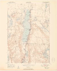 preview thumbnail of historical topo map of Otsego County, MI in 1951