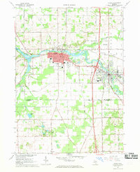 Download a high-resolution, GPS-compatible USGS topo map for Otsego, MI (1969 edition)