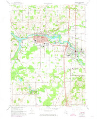 Download a high-resolution, GPS-compatible USGS topo map for Otsego, MI (1974 edition)