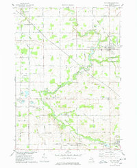 Download a high-resolution, GPS-compatible USGS topo map for Ovid West, MI (1978 edition)