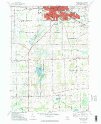 Download a high-resolution, GPS-compatible USGS topo map for Owosso South, MI (1975 edition)