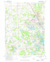 Download a high-resolution, GPS-compatible USGS topo map for Oxford, MI (1974 edition)