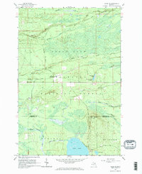 Download a high-resolution, GPS-compatible USGS topo map for Ozark NE, MI (1965 edition)