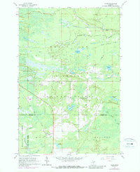 Download a high-resolution, GPS-compatible USGS topo map for Ozark, MI (1988 edition)