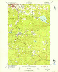 Download a high-resolution, GPS-compatible USGS topo map for Palmer, MI (1954 edition)