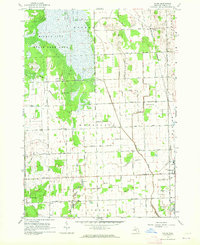 preview thumbnail of historical topo map of Sanilac County, MI in 1963
