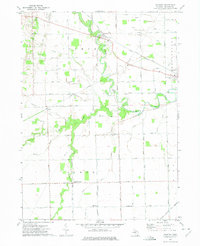 Download a high-resolution, GPS-compatible USGS topo map for Palmyra, MI (1975 edition)
