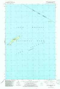 Download a high-resolution, GPS-compatible USGS topo map for Passage Island, MI (1986 edition)