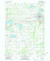 Download a high-resolution, GPS-compatible USGS topo map for Paw Paw, MI (1982 edition)