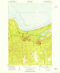 Download a high-resolution, GPS-compatible USGS topo map for Pendills Lake, MI (1955 edition)
