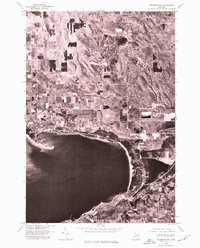 Download a high-resolution, GPS-compatible USGS topo map for Petoskey NW, MI (1976 edition)
