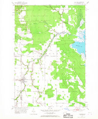 preview thumbnail of historical topo map of Chippewa County, MI in 1953