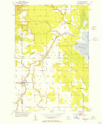 Download a high-resolution, GPS-compatible USGS topo map for Pickford, MI (1955 edition)