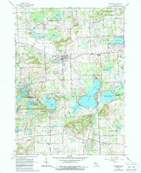 Download a high-resolution, GPS-compatible USGS topo map for Pinckney, MI (1988 edition)