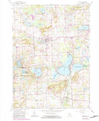 Download a high-resolution, GPS-compatible USGS topo map for Pinckney, MI (1984 edition)