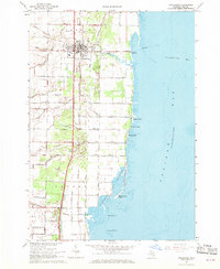 Download a high-resolution, GPS-compatible USGS topo map for Pinconning, MI (1969 edition)