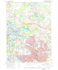 Download a high-resolution, GPS-compatible USGS topo map for Pontiac North, MI (1974 edition)