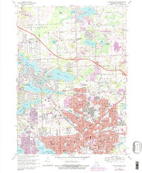 Download a high-resolution, GPS-compatible USGS topo map for Pontiac North, MI (1984 edition)