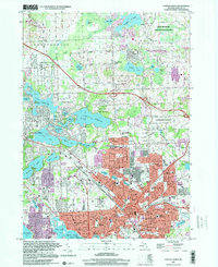 Download a high-resolution, GPS-compatible USGS topo map for Pontiac North, MI (2000 edition)