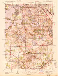 1943 Map of Pontiac South