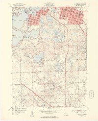 Download a high-resolution, GPS-compatible USGS topo map for Pontiac South, MI (1954 edition)