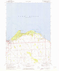 Download a high-resolution, GPS-compatible USGS topo map for Port Austin East, MI (1973 edition)