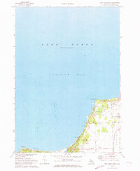 Download a high-resolution, GPS-compatible USGS topo map for Port Austin West, MI (1973 edition)