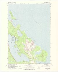 Download a high-resolution, GPS-compatible USGS topo map for Presque Isle, MI (1974 edition)