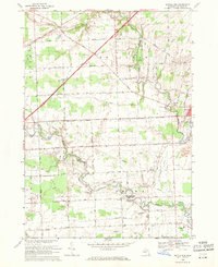 Download a high-resolution, GPS-compatible USGS topo map for Rattle Run, MI (1971 edition)