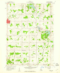 Download a high-resolution, GPS-compatible USGS topo map for Reading, MI (1960 edition)