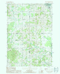 Download a high-resolution, GPS-compatible USGS topo map for Reed City South, MI (1987 edition)