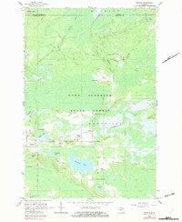 Download a high-resolution, GPS-compatible USGS topo map for Rexton, MI (1982 edition)
