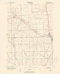 Download a high-resolution, GPS-compatible USGS topo map for Richmond, MI (1954 edition)