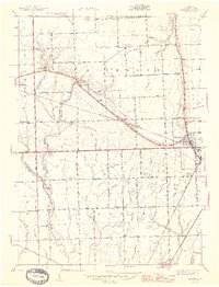 Download a high-resolution, GPS-compatible USGS topo map for Richmond, MI (1945 edition)